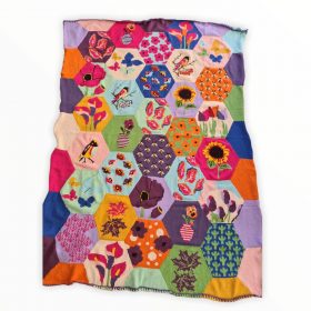 El Örgüsü Koton Patchwork Özel Tasarım Koltuk Şalı Battaniye