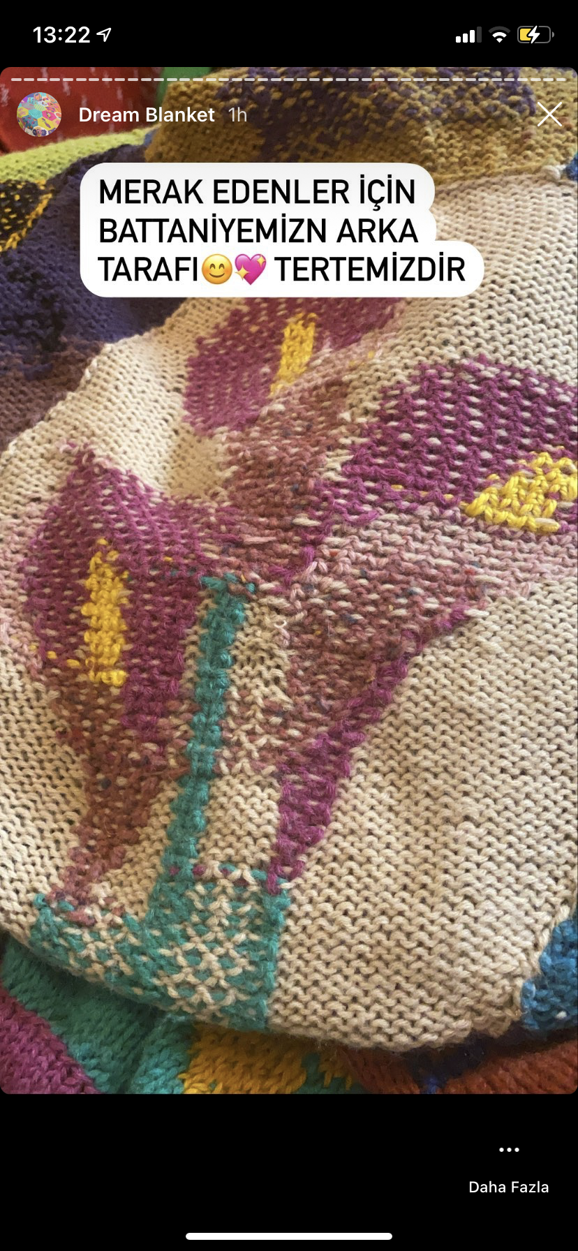 El örgüsü patchwork tasarım battaniye