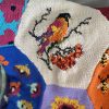El Örgüsü Koton Patchwork Özel Tasarım Koltuk Şalı Battaniye - Thumbnail Image 5