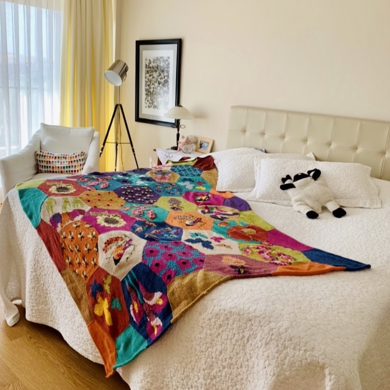 IMG_3878.wool patchwork blanket throw