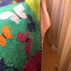 El Örgüsü Yün Kaşmir Patchwork Özel Tasarım Çift Kişilik Yatak Örtüsü - Thumbnail Image 9