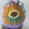 El Örgüsü Patchwork Çok Desenli Kadın Şapkası Beresi - Thumbnail Image 6