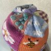 El Örgüsü Patchwork Çok Desenli Kadın Şapkası Beresi - Thumbnail Image 4