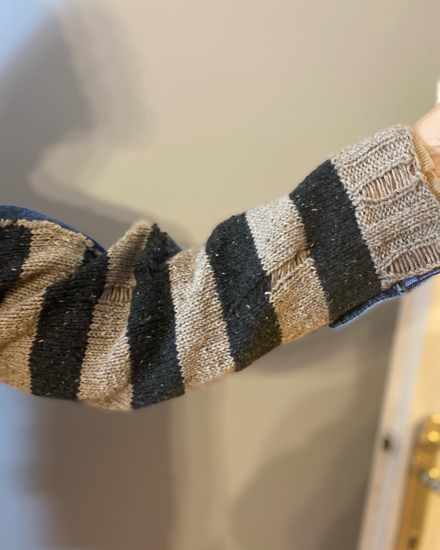 5C5AC406-A22B-4F0D-B67B-404D0995CF48.Handknit Patchwork denim jean jacket with owl