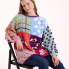 Kadife Patchwork Tunik Kazak