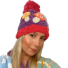 Kadife Patchwork Renkli Şapka - Thumbnail Image 3