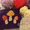 Hand‑Knitted Velvet Patchwork Chunky Throw Blanket - Thumbnail Image 2