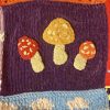Hand‑Knitted Velvet Patchwork Chunky Throw Blanket - Thumbnail Image 8