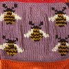 Hand‑Knitted Velvet Patchwork Chunky Throw Blanket - Thumbnail Image 7