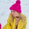Super-Chunky Merino Pom-Pom Beanie – Helsinki Edition - Thumbnail Image 7
