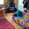 Floral Hexagon Patchwork Throw – Heirloom Edition - Thumbnail Image 2
