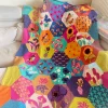 Floral Hexagon Patchwork Throw – Heirloom Edition - Thumbnail Image 4